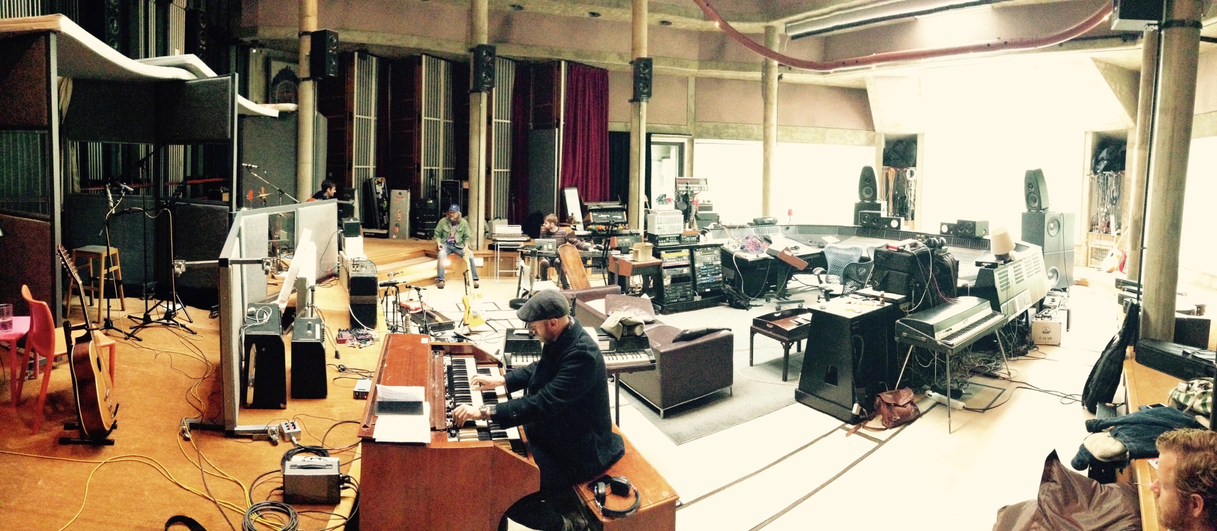 In Real World Studios with Ethan Johns. 2015