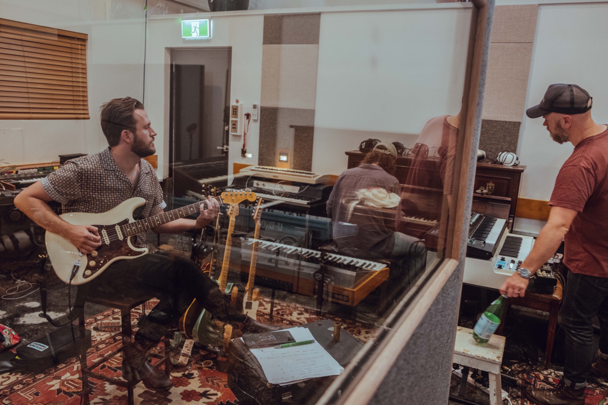 Recording our Self Titled record at Golden Retriever Studios 2019